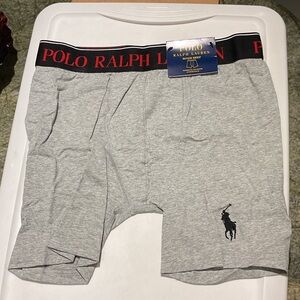 Polo by Ralph Lauren Men's Heather Gray Boxer Briefs